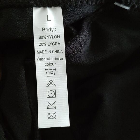 Women's V Neck One Piece Swimsuit Ruffled Lace Up Monokini  Sz L - Picture 7 of 7